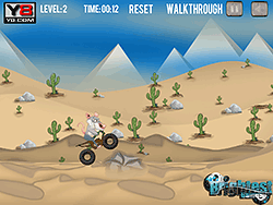 24-Level Desert Dirt Bike Stunts