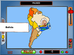 Geographiespiel: Südamerika