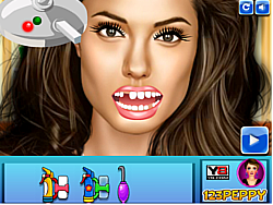 Angelina Jolie en el dentista