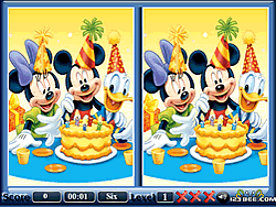 Mickey - Trouvez les différences