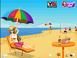 Becky in spiaggia