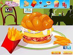 Perfecte zelfgemaakte hamburger