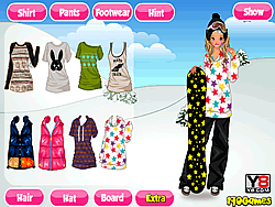 Snowboard Girl Dress Up