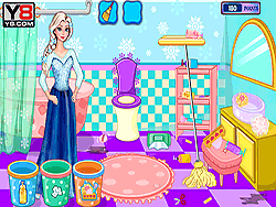 Elsa's Bathroom Mess