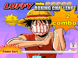 Desafio de boxe Luffy