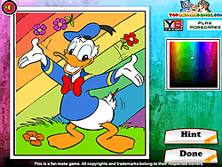 El Pato Donald Para Colorear