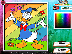 Coloriage Donald le canard