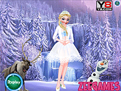 Código de vestimenta da princesa Elsa