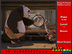 Kung Fu Panda verborgen letters