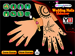 Nouveau relooking des ongles de mariage