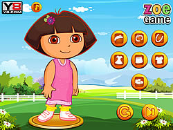 Zoe con Dora Dressup