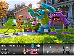 Wimmelbildspiel „Monsters University“.