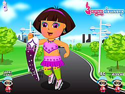 Patinaje sobre ruedas Pretty Dora