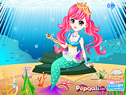 Zarte Meerjungfrau-Prinzessin