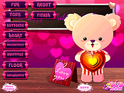 Valentinstag-Teddybär