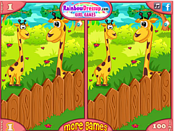 Zoo Animals Differences: Spot the Differences