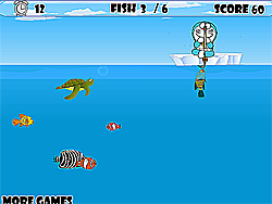 Doraemon Balık Tutma Oyunu
