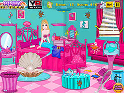 Barbie Princess Room Cleaning