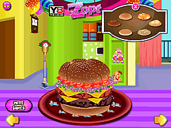 Decoratore per doppio cheeseburger