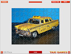 Puzzle Taxi Russe