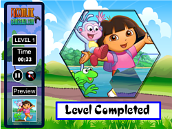 Dora Repareer het puzzelspel