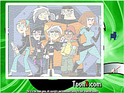 Danny Phantom trier mon puzzle