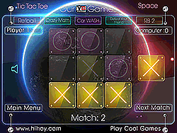 Tic Tac Toe - Weltraum