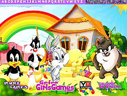 Baby Looney Tunes verborgen letters