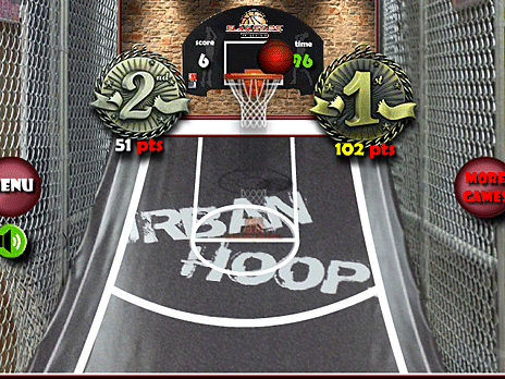 Desafio de basquete em gaiola