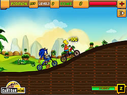 Extreme BMX: Sonic vs. Simpson