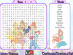 Winx Club Character Word Search