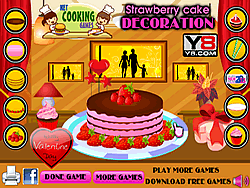 草莓蛋糕装饰