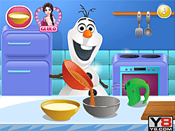 Olaf cucina la torta della tartaruga