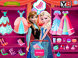 Elsa et Anna au bal