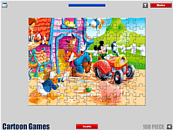 Mickey-Mouse-Puzzlespiel