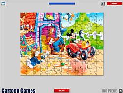 Jeu de puzzle Mickey Mouse