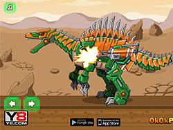 Spielzeugkriegsroboter Spinosaurus