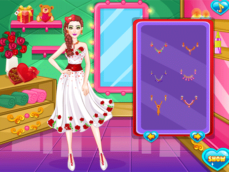 Star Girl: Valentine Hearts Dress Up