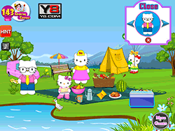 Picnic familiar de Hello Kitty