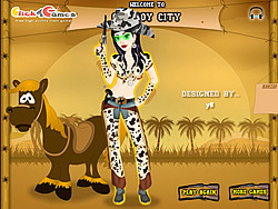 Modisches Cowgirl-Dressing