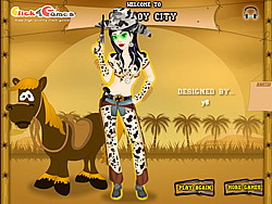 Habillage de cow-girl Voguish