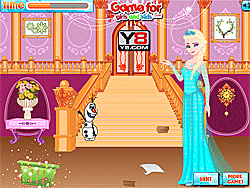 Help Elsa Clean the Castle