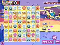 Match de bonbons Adventure Time