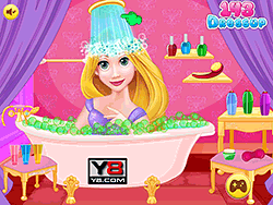 Bagno speciale della principessa Rapunzel