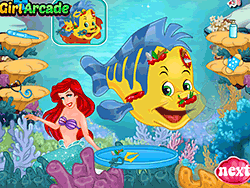 Flounder di Ariel ferito