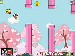 Flappy Bird: приключения ко Дню святого Валентина