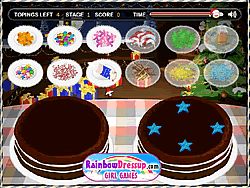 Gâteau de Noël Rainbowdressup