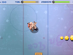 Schweine auf Eis