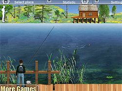 Рыбалка на озере: Зеленая лагуна