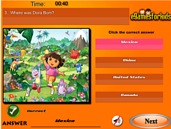 Questionário Dora, a Exploradora